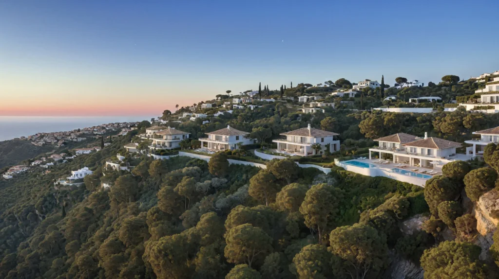 colina 17 elviria traditional andalusian style estates with sea views